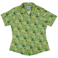 A Witches Brew Fantasy Curvy Button Up Shirt Geek Nerd Animal Patterns Designed by Rose Khan Fantasy Prints