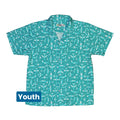 Airplane Angles Youth Hawaiian Shirt Geek Nerd aviation print Design by Zirkus Design q225