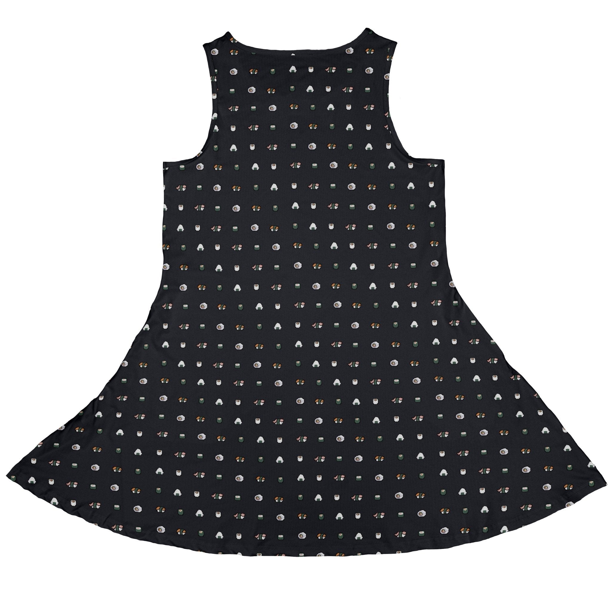 Anime Sushi Rolls Dark Dress Geek Nerd Anime Design by Claire Murphy lx - C