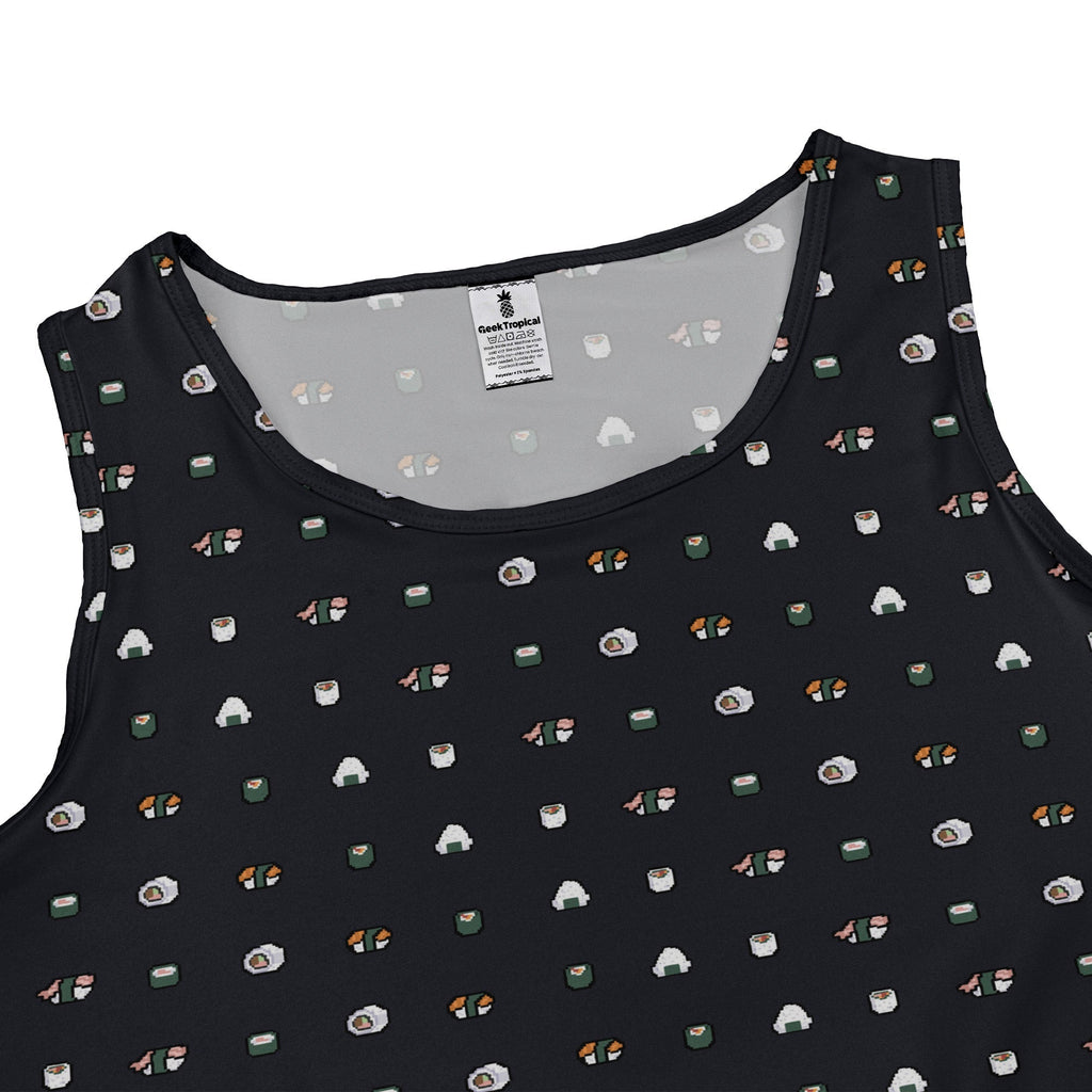 Anime Sushi Rolls Dark Dress Geek Nerd Anime Design by Claire Murphy lx - C
