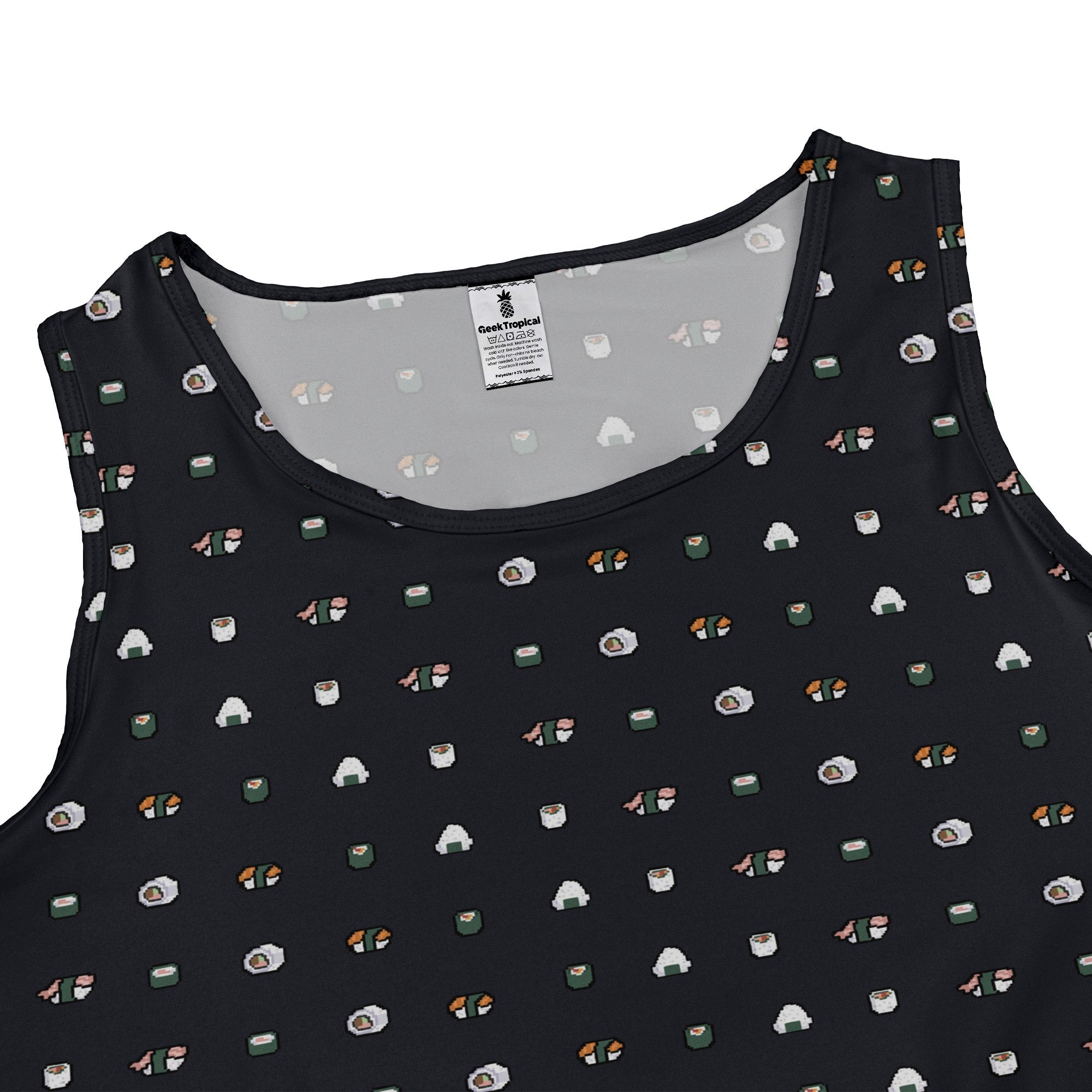 Anime Sushi Rolls Dark Dress Geek Nerd Anime Design by Claire Murphy lx - C