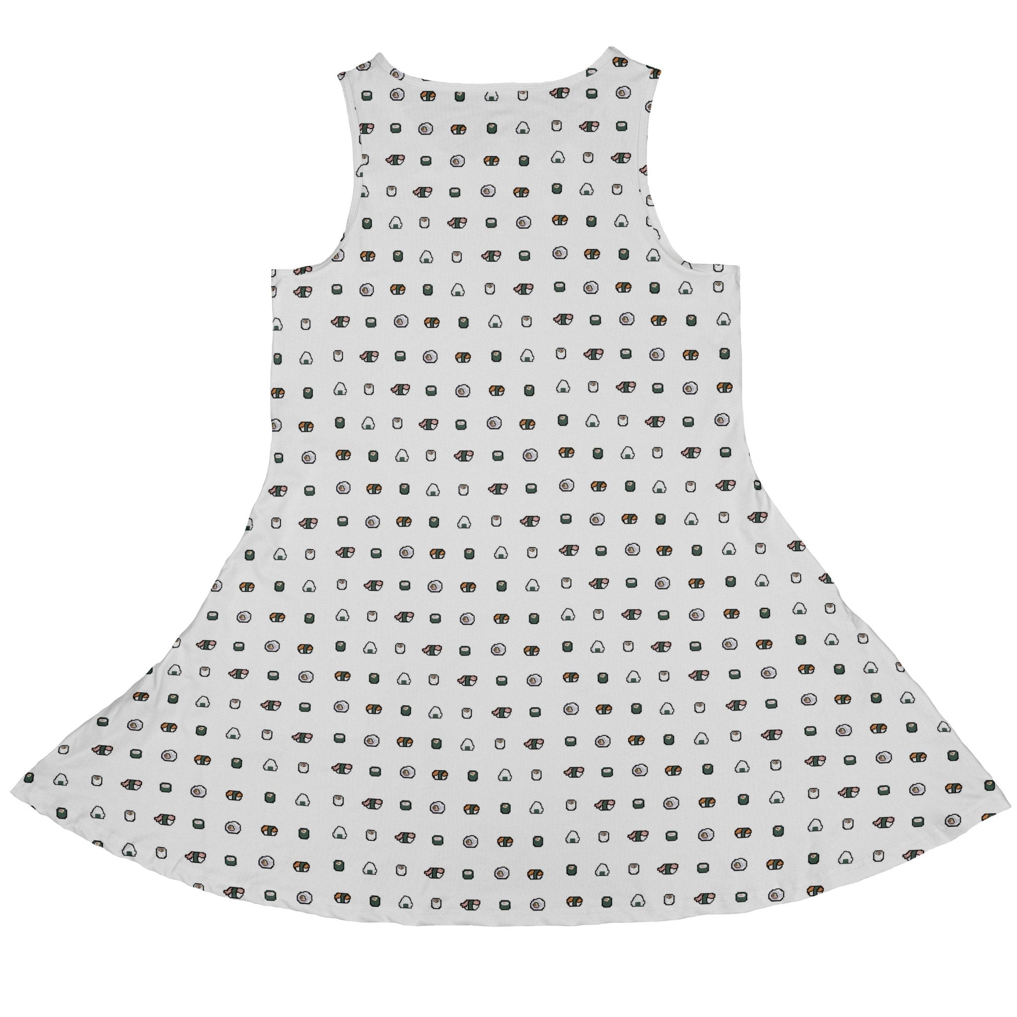 Anime Sushi Rolls Light Dress Geek Nerd Anime Design by Claire Murphy lx - C