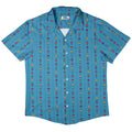 Arcade Pixel Flowers Button Up Shirt - adult sizing - Design by Dunking Toast - Simple Patterns