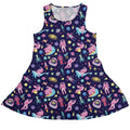 Astronaut Pixels Outer Space Purple Blue Dress Geek Nerd Animal Patterns lx - C Maximalist Patterns