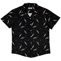 Astronaut Skeleton Button Up Shirt Geek Nerd 0925 adult sizing All Adult Button Up Shirts
