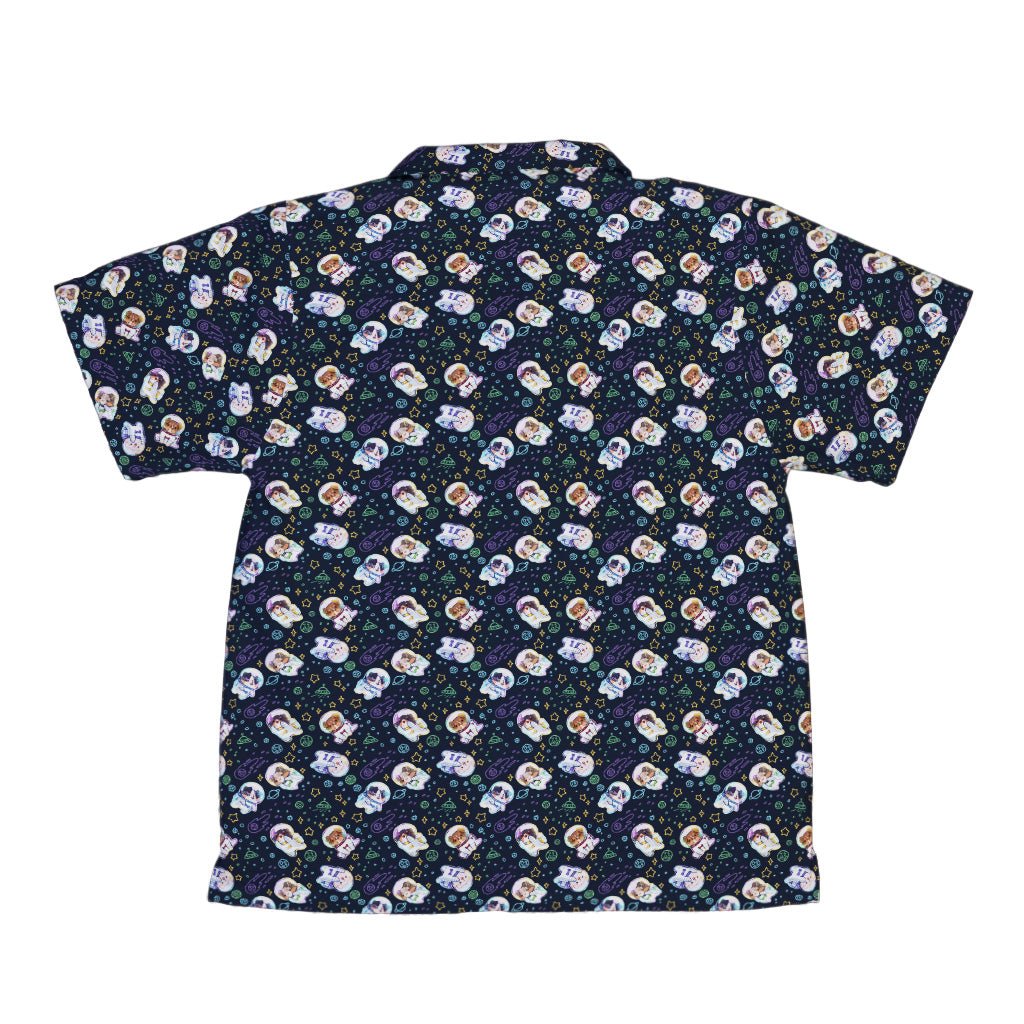 Aussie - Nauts Youth Hawaiian Shirt Geek Nerd Design by Ardi Tong outer space & astronaut print q225