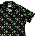Chickenossauro Rex Curvy Button Up Shirt Geek Nerd Design by Tobe Fonseca dinosaur print q225
