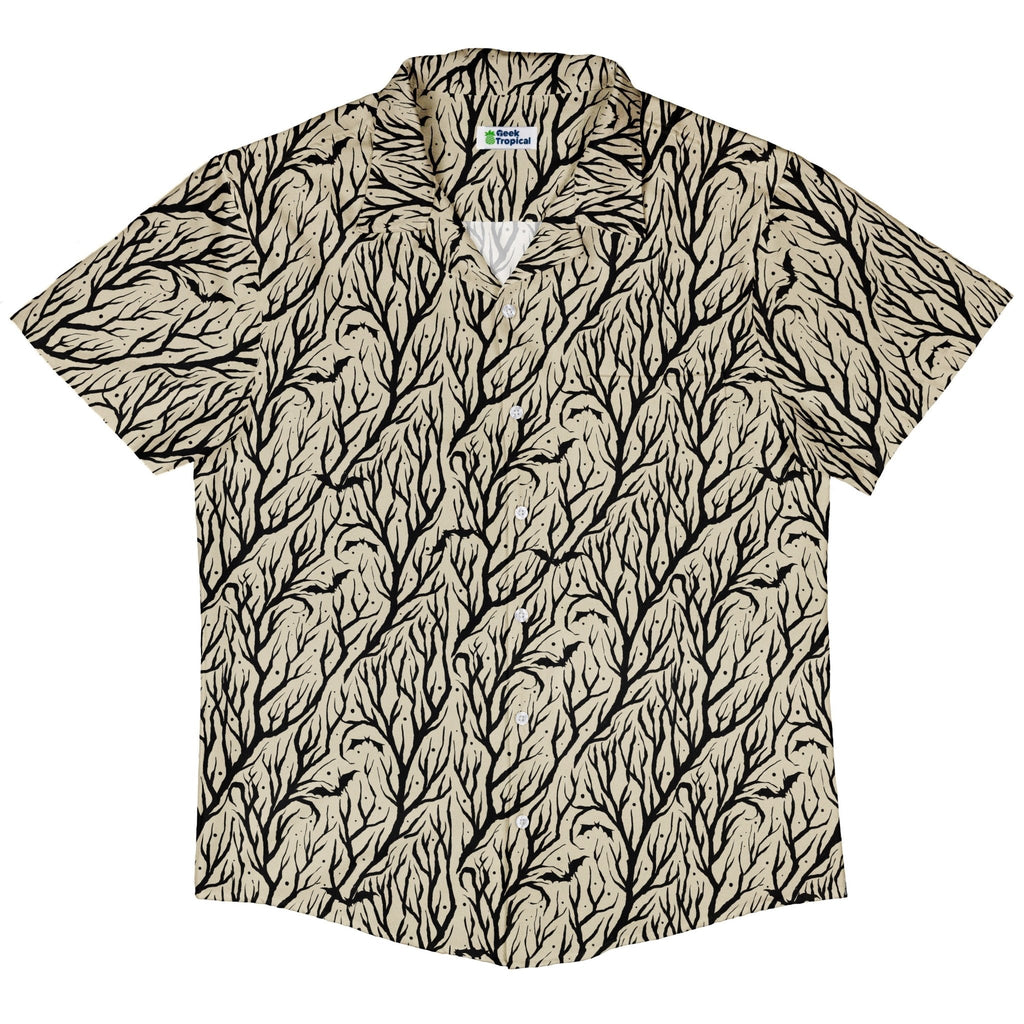 Bats in the Vines Button Up Shirt Geek Nerd adult sizing halloween q4