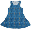 Battleship Dress Geek Nerd board game print Designs by Nathan lx - C