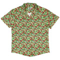 Bee - autiful Garden Button Up Shirt Geek Nerd adult sizing botany print Design by Julie Kitzes