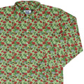 Bee - autiful Garden Long Sleeve Button Up Shirt Geek Nerd adult sizing botany print Design by Julie Kitzes