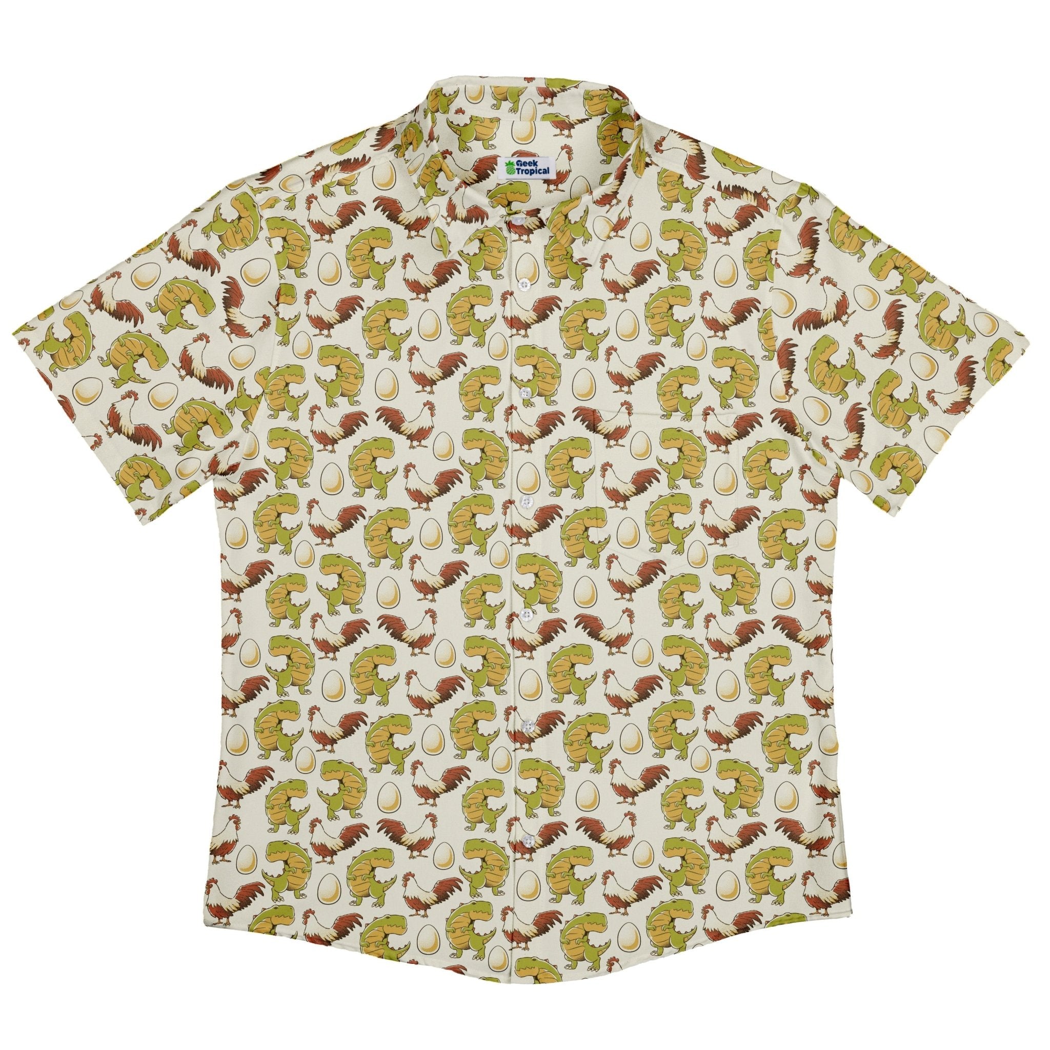 Before the Chicken Button Up Shirt Geek Nerd 0925 adult sizing All Adult Button Up Shirts