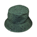 Bones and Flowers Green Bucket Hat Geek Nerd 0925 Botany Print Design by Heather Davenport