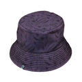 Bones and Flowers Purple Bucket Hat Geek Nerd 0925 Botany Print Design by Heather Davenport