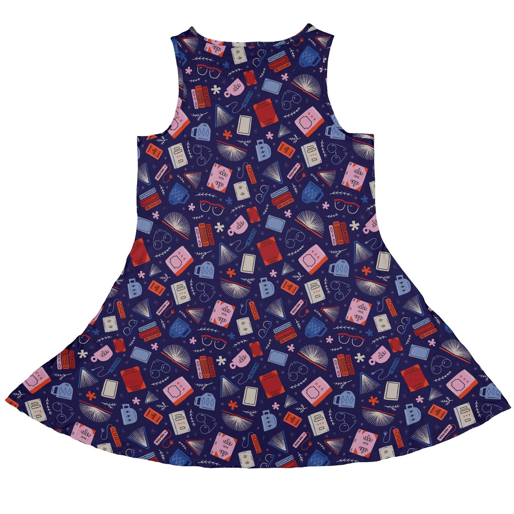 Book Nerd Dress Geek Nerd book prints Design by Zirkus Design lx - C