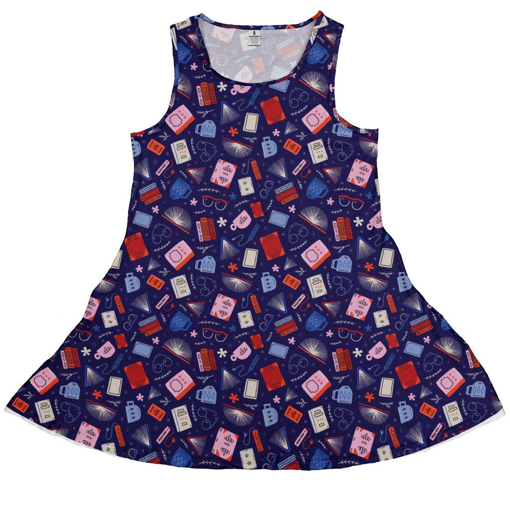Book Nerd Dress Geek Nerd book prints Design by Zirkus Design lx - C