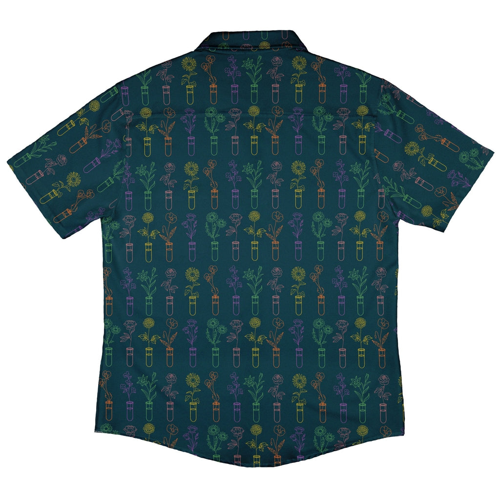 Botany Lovers Button Up Shirt - adult sizing - Botany Print - Simple Patterns