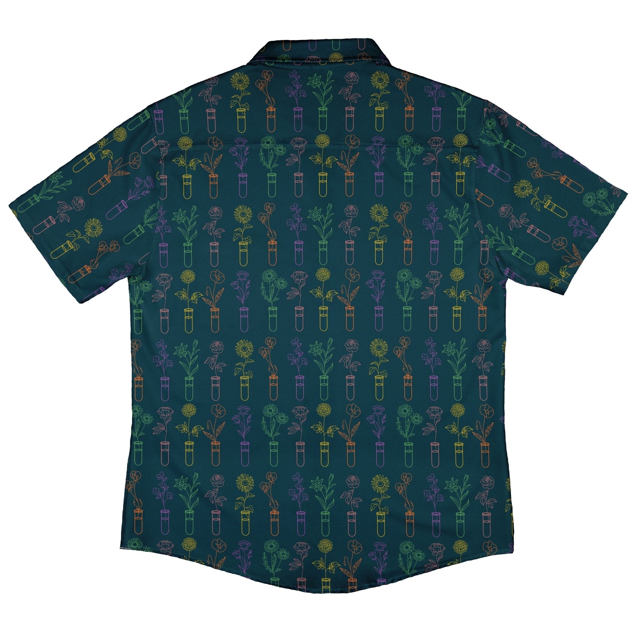 Botany Lovers Button Up Shirt - adult sizing - Botany Print - Simple Patterns