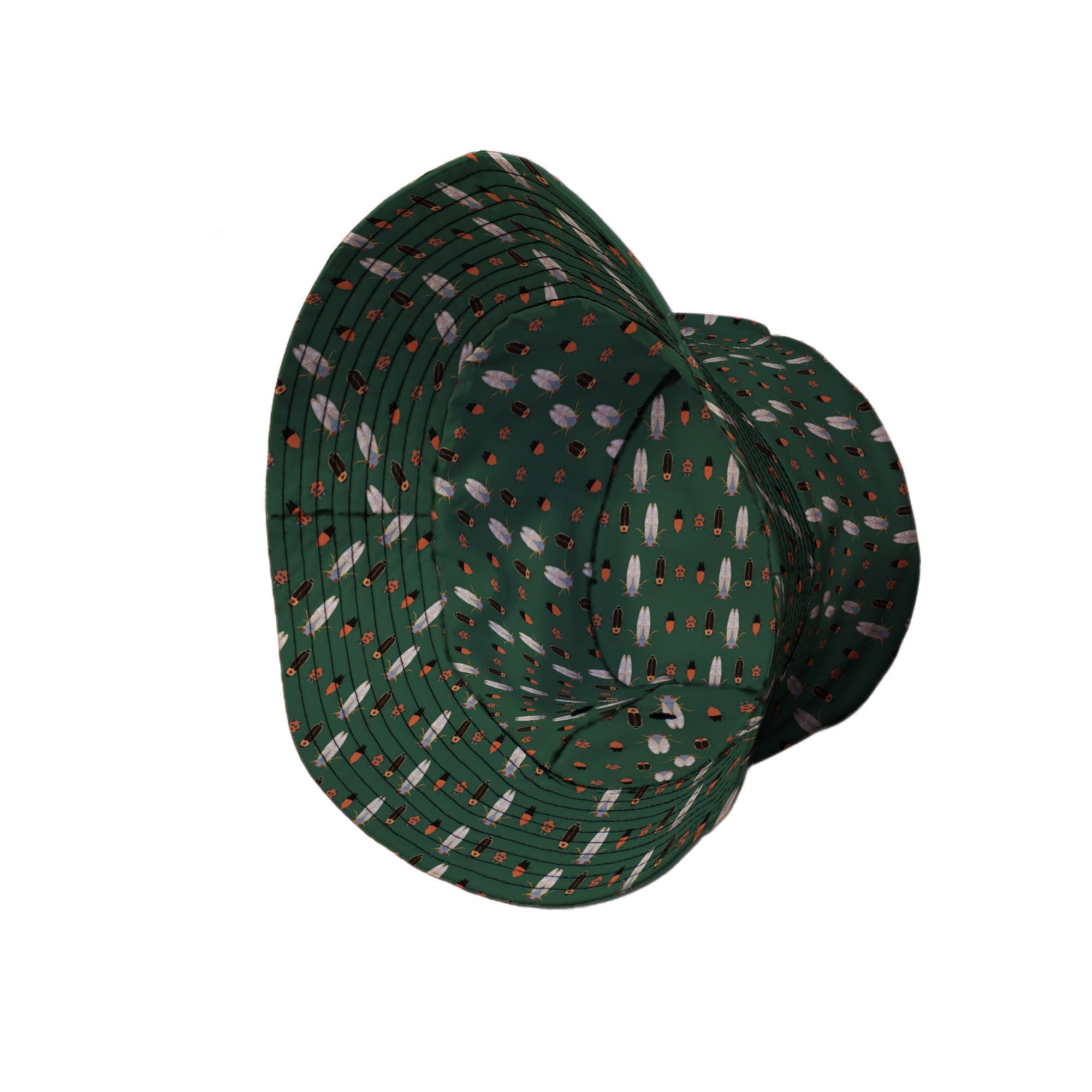 Bug March Bucket Hat Geek Nerd 0925 Animal Patterns Design by Heather Davenport