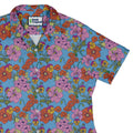 California Flowers Curvy Button Up Shirt Geek Nerd botany print Design by Julie Kitzes q225
