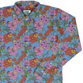 California Flowers Long Sleeve Button Up Shirt Geek Nerd adult sizing botany print Design by Julie Kitzes