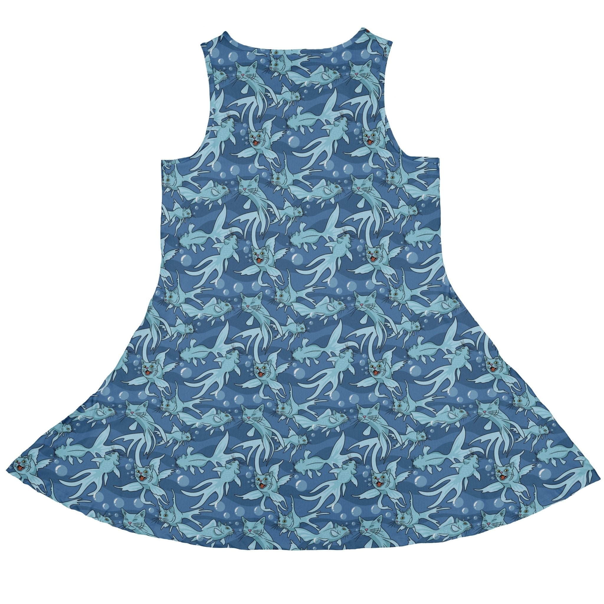 CatFish Dress Geek Nerd animal patterns Design by Julie Kitzes lx - C