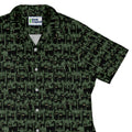 Cats in the Leaves Curvy Button Up Shirt Geek Nerd All Adult Button Up Shirts Animal Patterns Botany Print
