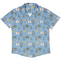 Clippy Coffee Button Up Shirt Geek Nerd 0925 adult sizing All Adult Button Up Shirts