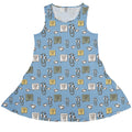 Clippy Coffee Dress Geek Nerd 0925 computer print Design by Tobe Fonseca