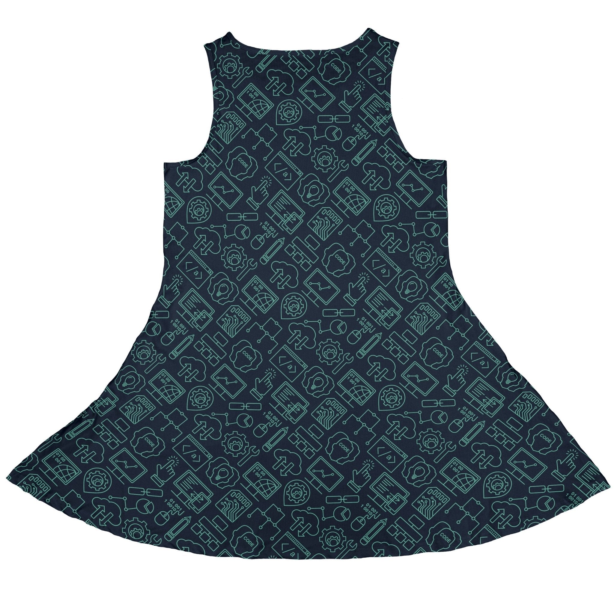 Computer Internet Technology Dress Geek Nerd computer print lifestyle photo lx - C