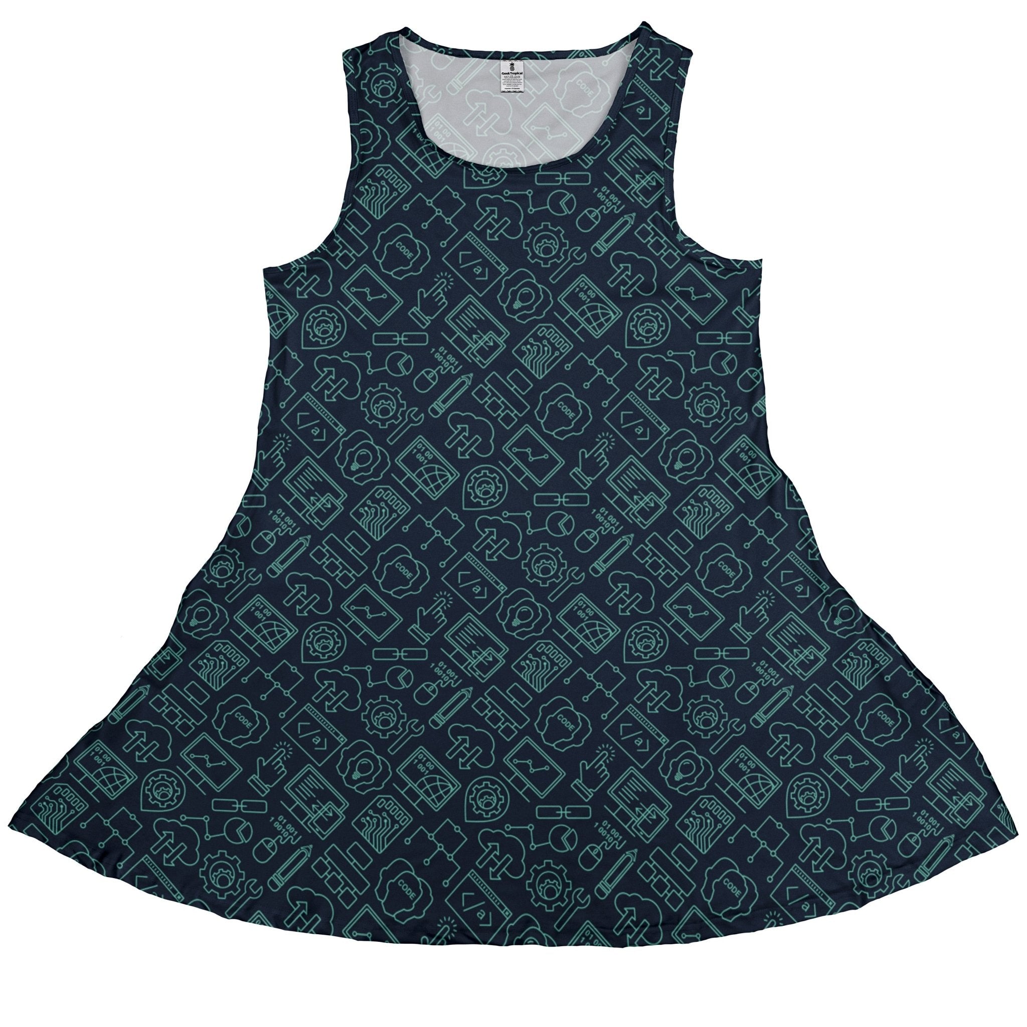 Computer Internet Technology Dress Geek Nerd computer print lifestyle photo lx - C