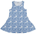 Computer Programmer Life Silver Blue Dress Geek Nerd computer print lx - C