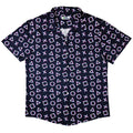 Controller Gamepad Buttons Gray Video Game Button Up Shirt - adult sizing - Simple Patterns - video game arcade print