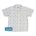 Crabby Anchors Youth Hawaiian Shirt Geek Nerd Design by Vlad Mel Marine biology q4