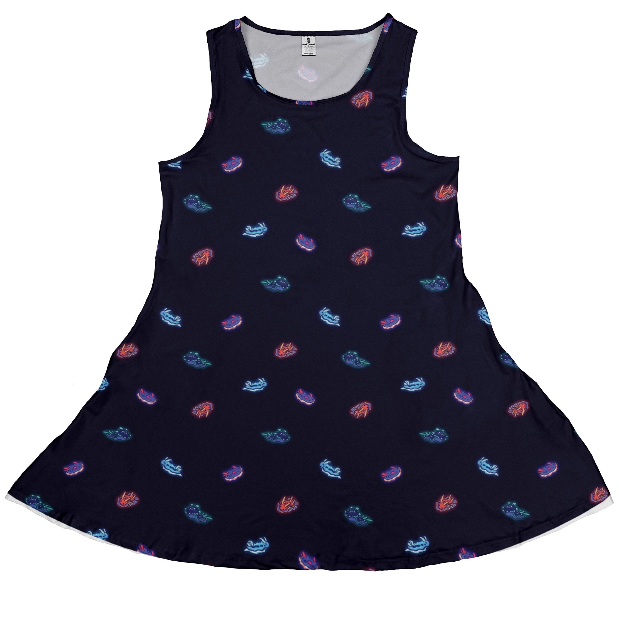 Cute Sea Slugs Dress Geek Nerd anime Design by Ardi Tong lx - C