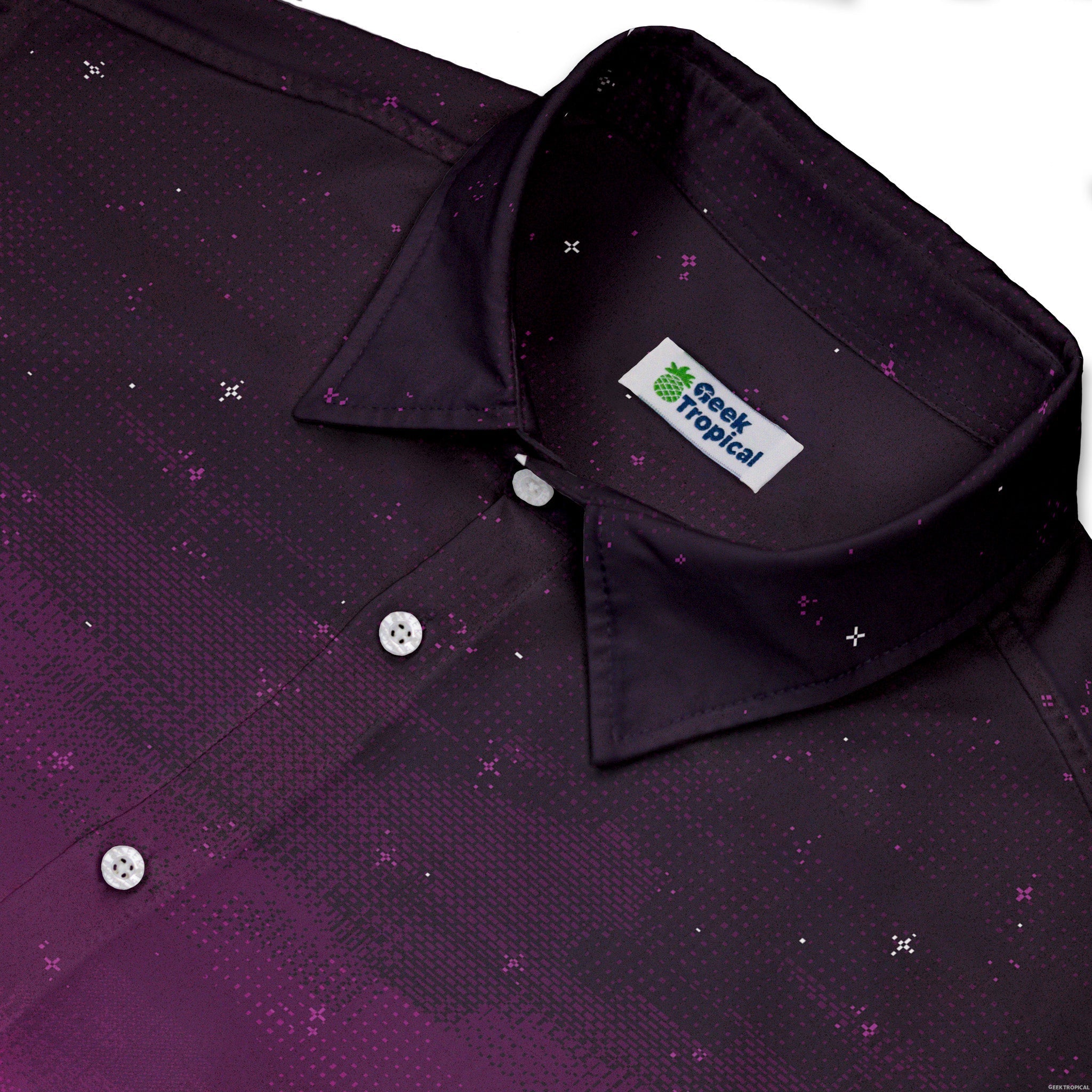Cyberpunk Tokyo Skyline Button Up Shirt Geek Nerd 0925 adult sizing All Adult Button Up Shirts