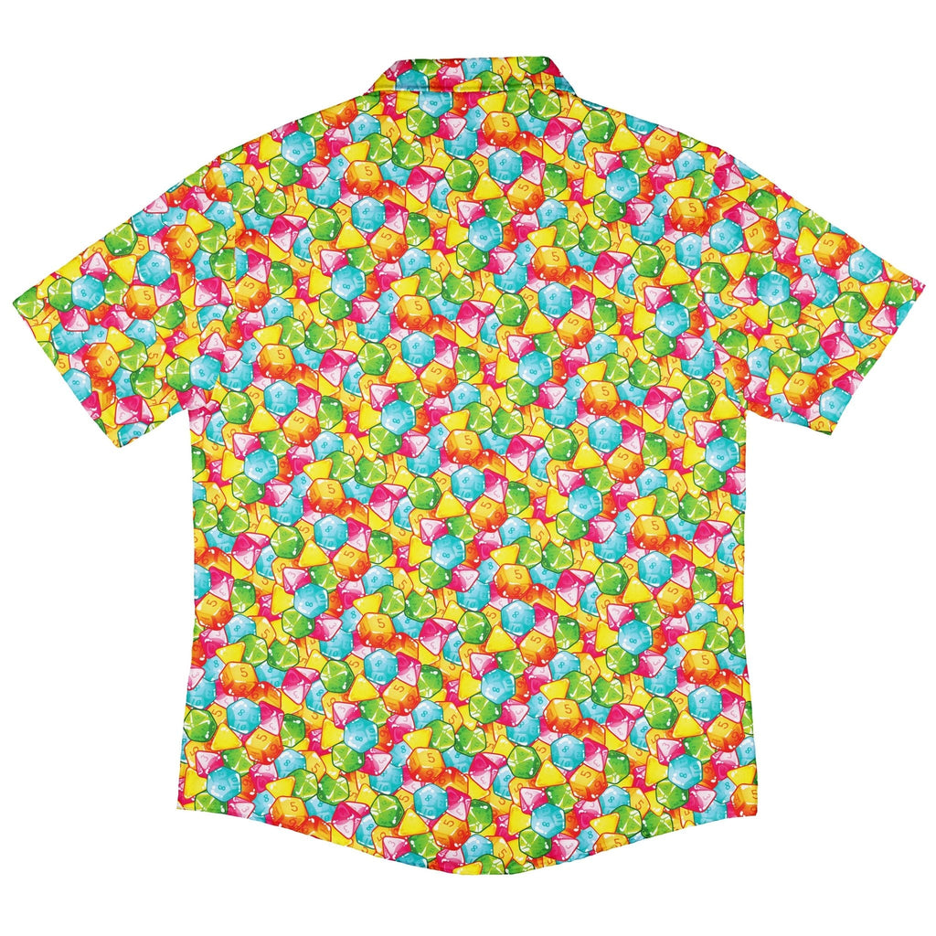 Nerdy DND Gummies Button Up Shirt