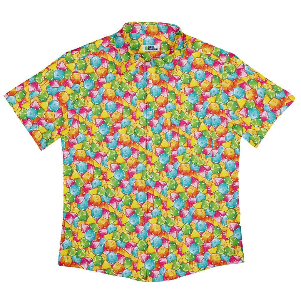 Nerdy DND Gummies Button Up Shirt