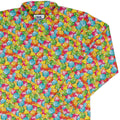 Nerdy DND Gummies Long Sleeve Button Up Shirt