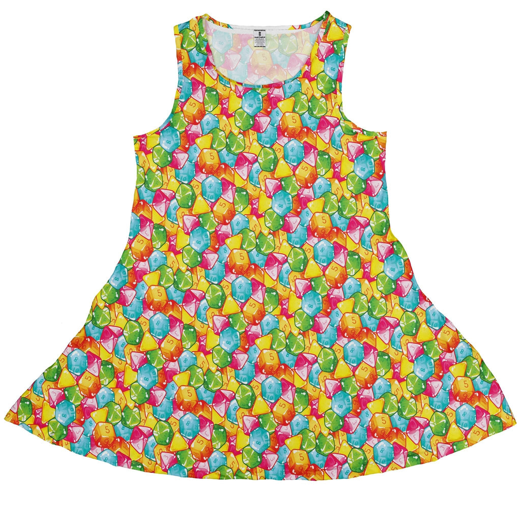 Nerdy DND Gummies Sleeveless Dress