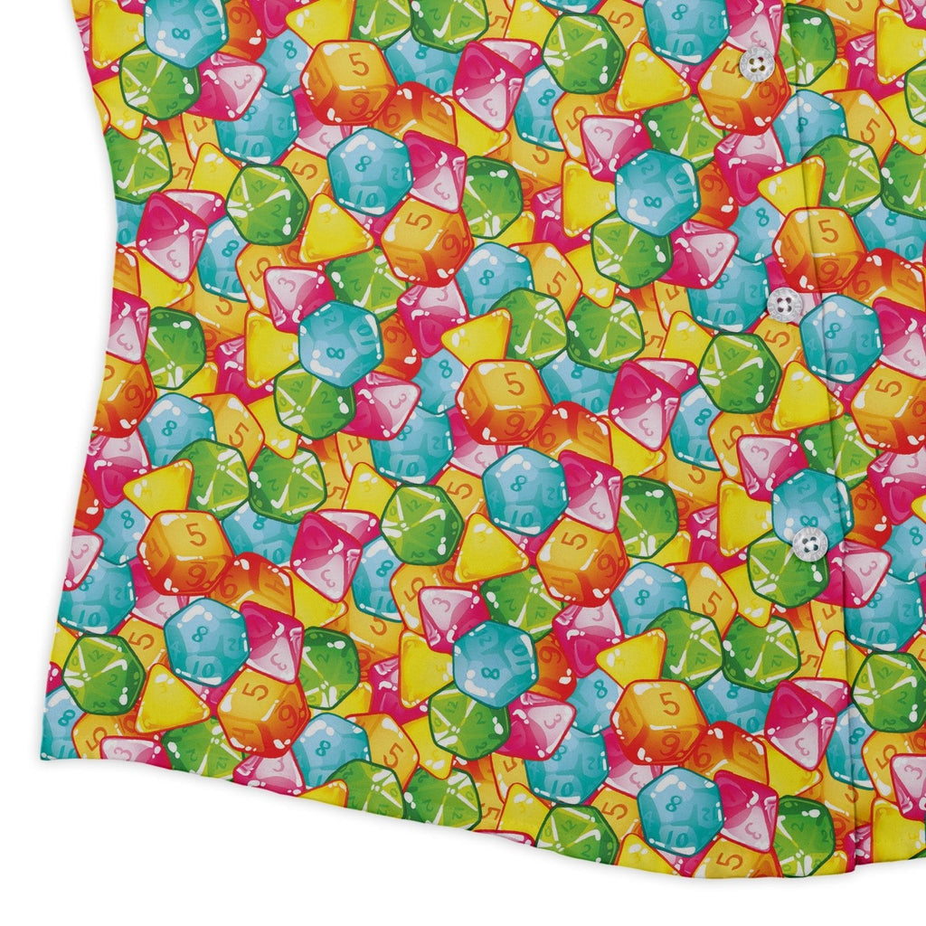 Nerdy DND Gummies Curvy Button Up Shirt