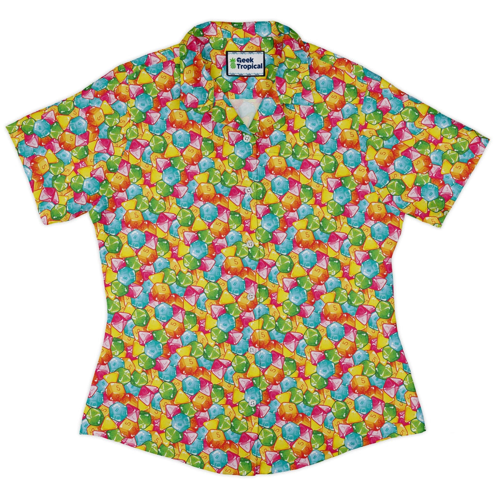 Nerdy DND Gummies Curvy Button Up Shirt