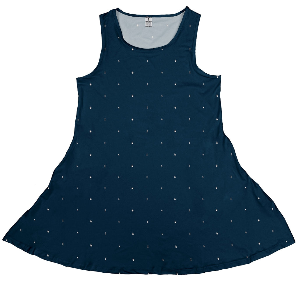 Dark Mouse Dress Geek Nerd computer print Design by Claire Murphy lx - C