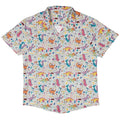 Dino Scientists Button Up Shirt Geek Nerd adult sizing Design by Zirkus Design dinosaur print