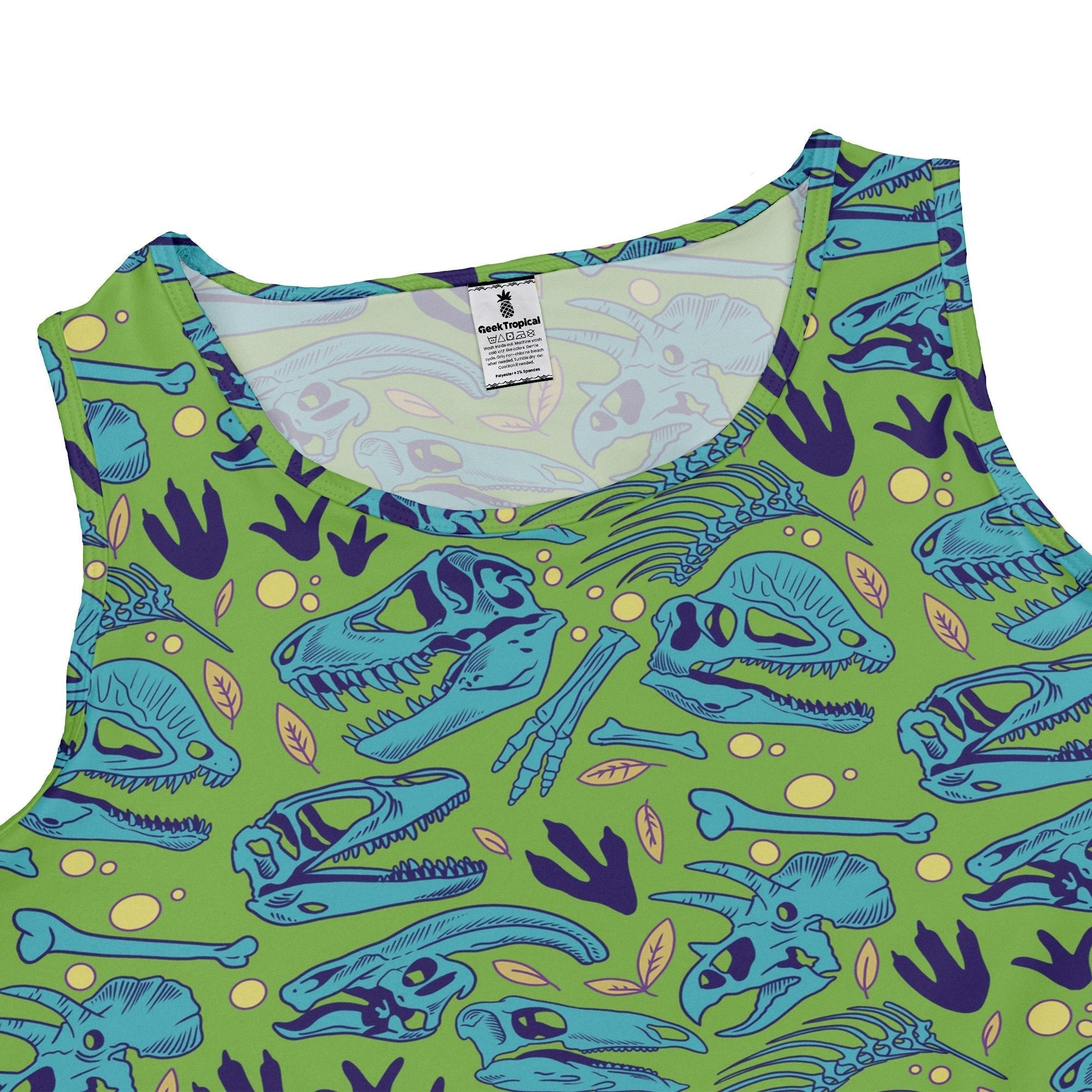 Dinosaur Bone Digs Dress Geek Nerd Design by Julie Kitzes dinosaur print funny prints