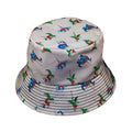 Dinosaur Ornaments Bucket Hat Geek Nerd christmas print Design by Zirkus Design dinosaur print