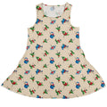 Dinosaur Ornaments Dress Geek Nerd christmas print Design by Zirkus Design dinosaur print