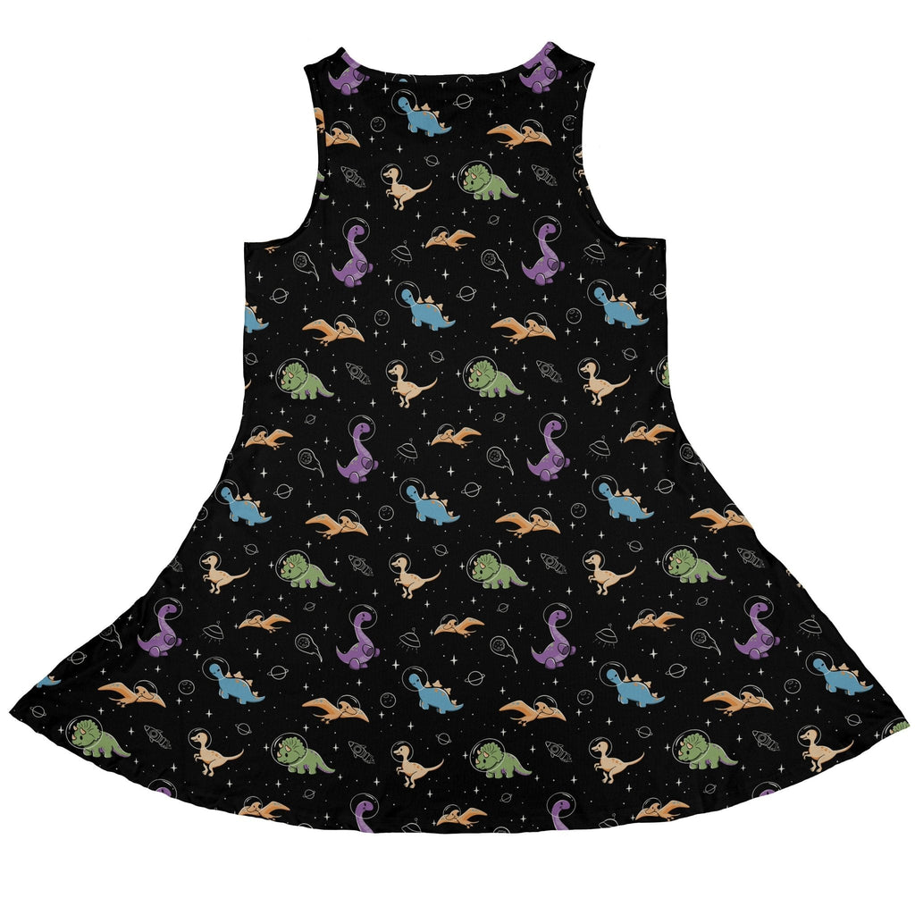 Dinostellar Space Dinosaurs Dress Geek Nerd 0925 Animal Patterns Design by Tobe Fonseca