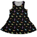 Dinostellar Space Dinosaurs Dress Geek Nerd 0925 Animal Patterns Design by Tobe Fonseca