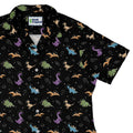 Dinostellar Space Dinosaurs Curvy Button Up Shirt Geek Nerd 0925 All Adult Button Up Shirts Design by Tobe Fonseca